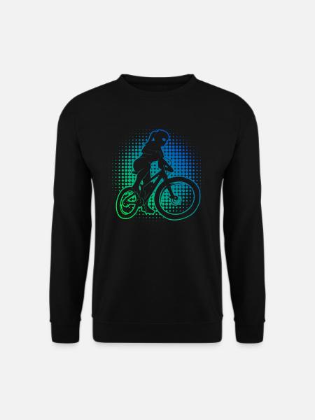 Mountainbiker Mountainbike Radfahrer MTB - Unisex Pullover - Schwarz