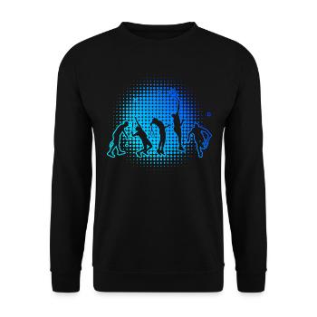 Women's Tennis Tennis Tennis Tennis sp - Unisex Sweatshirt - black - Front - Alina (178cm) & Michal (187cm)