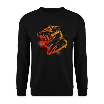 VTT Cyclisme Hommes Cyclisme Cyclistes - Sweat-shirt Unisexe - noir - Devant - Alina (178cm) & Michal (187cm)