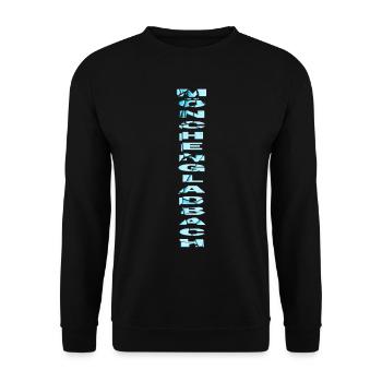 Mönchengladbach Germany City Font Skyline - Unisex Sweatshirt - black - Front - Alina (178cm) & Michal (187cm)