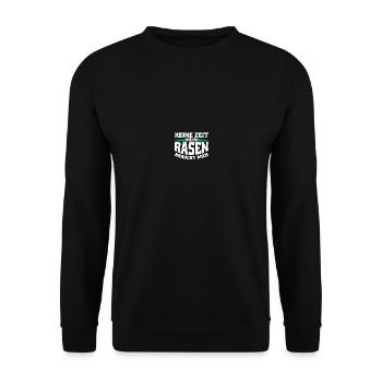 Gartenfreunde Rasenflüsterer Platzwart Geschenk - Unisex Pullover - Schwarz - Vorne - Alina (178cm) & Michal (187cm)