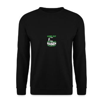 Garden Friends Lawn Whisperer Groundskeeper Gift - Unisex Sweatshirt - black - Front - Alina (178cm) & Michal (187cm)
