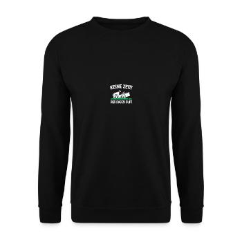 Gartenfreunde Rasenflüsterer Platzwart Geschenk - Unisex Pullover - Schwarz - Vorne - Alina (178cm) & Michal (187cm)