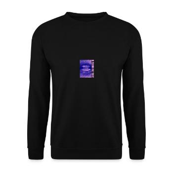 Techno Music Raver Electro Musik DJ Discjokey - Unisex Sweatshirt - black - Front - Alina (178cm) & Michal (187cm)