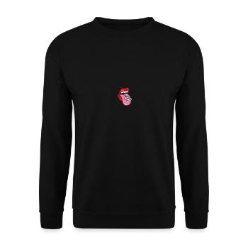 Techno Music Raver Electro Musik DJ Discjokey - Unisex Sweatshirt - black - Front - Alina (178cm) & Michal (187cm)