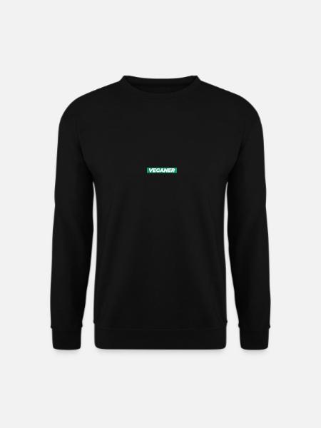 Veganer Veganerin Veganismus Geschenk Vegan - Unisex Pullover - Schwarz
