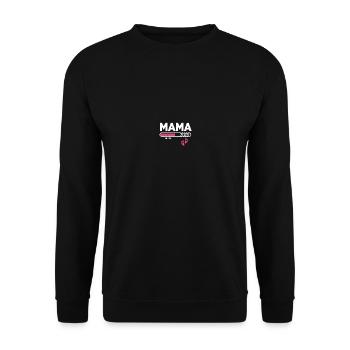 La future maman 2023 annonce sa grossesse - Sweat-shirt Unisexe - noir - Devant - Alina (178cm) & Michal (187cm)