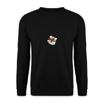 Santa Cruz Hoodie CA California Beach Kalifornien - Unisex Pullover - Schwarz - Vorne - Alina (178cm) & Michal (187cm)