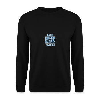 Kasimir - Unisex Sweatshirt - black - Front - Alina (178cm) & Michal (187cm)