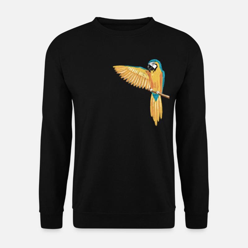 Perroquet dab dabbing - Sweat-shirt Unisexe - noir