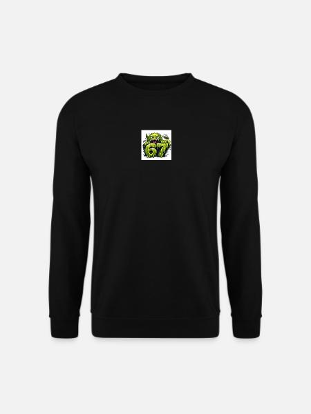 Green Slime Monster 67 - Unisex Sweatshirt - black