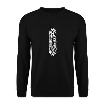 Celtique32 blanc - Sweat-shirt Unisexe - noir - Devant - Alina (178cm) & Michal (187cm)