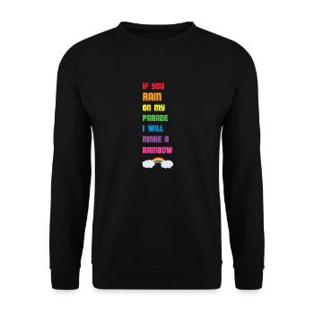 rain on my parade - Uniseks sweater - zwart - Voor - Alina (178cm) & Michal (187cm)
