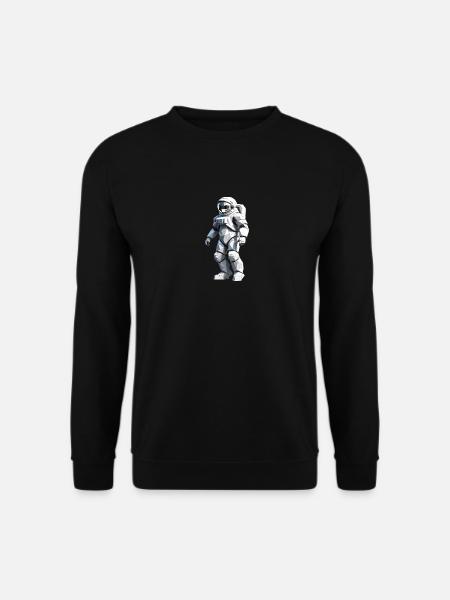 Astronaut - Profession Design Sticker - Unisex Sweatshirt - black