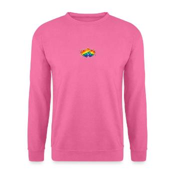 Double Heart Rainbow Splendor - Unisex Sweatshirt - pink - Front