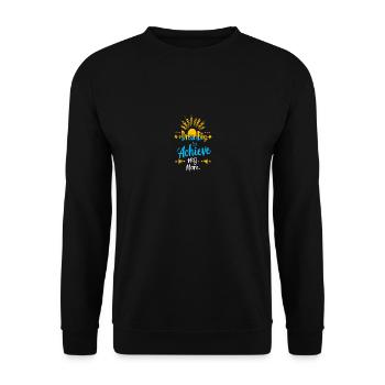 Dream Big Hemd - Unisex Pullover - Schwarz - Vorne - Alina (178cm) & Michal (187cm)