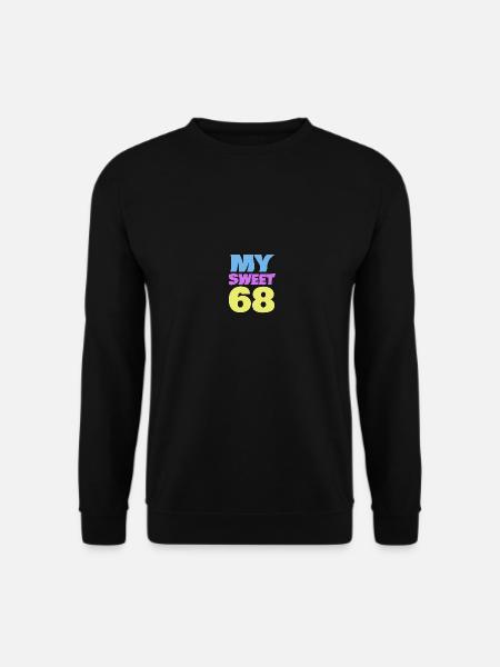 Age 68 - Unisex Sweatshirt - black