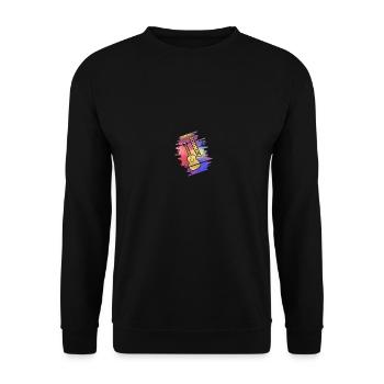Guitar Johnny - Unisex Pullover - Schwarz - Vorne - Alina (178cm) & Michal (187cm)
