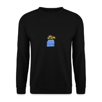 Urlaub Karibik - Unisex Pullover - Schwarz - Vorne - Alina (178cm) & Michal (187cm)