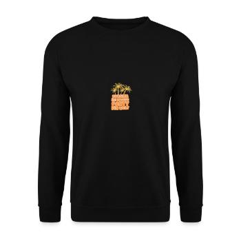 Geschenk für Korsika - Unisex Pullover - Schwarz - Vorne - Alina (178cm) & Michal (187cm)