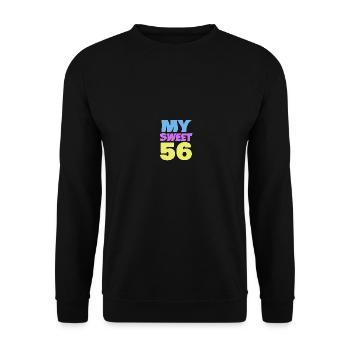 56 - Unisex Pullover - Schwarz - Vorne - Alina (178cm) & Michal (187cm)