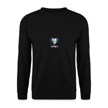 Guatemala Guatemalan Flagge DNA I Geschenk - Unisex Pullover - Schwarz - Vorne - Alina (178cm) & Michal (187cm)