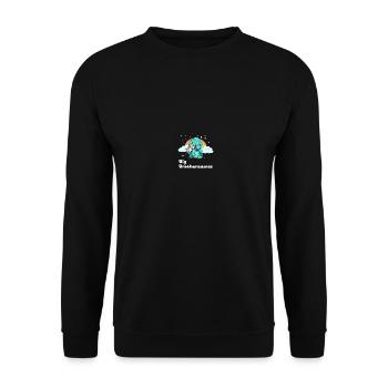 Frère frère frère Brother I cadeau - Sweat-shirt Unisexe - noir - Devant - Alina (178cm) & Michal (187cm)