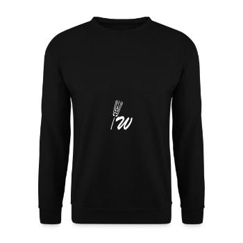Wheat ear - Unisex Sweatshirt - black - Front - Alina (178cm) & Michal (187cm)