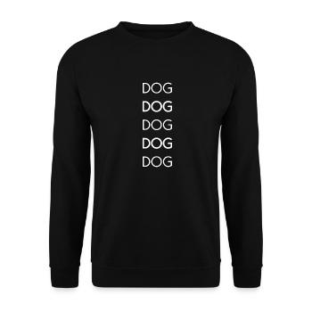 Hund Dog - Unisex Sweatshirt - black - Front - Alina (178cm) & Michal (187cm)
