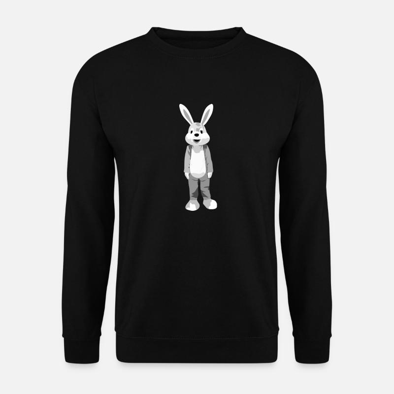 Hase an Ostern ist immer gut - Unisex Pullover - Schwarz