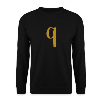 9 - Unisex Sweatshirt - black - Front - Alina (178cm) & Michal (187cm)