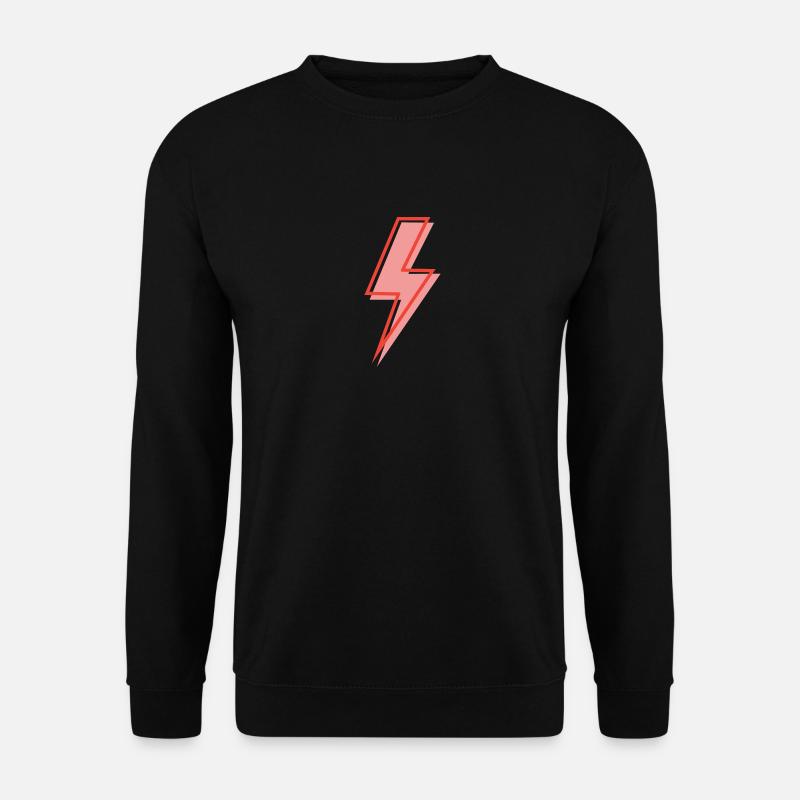 Roter Blitz - Unisex Pullover - Schwarz