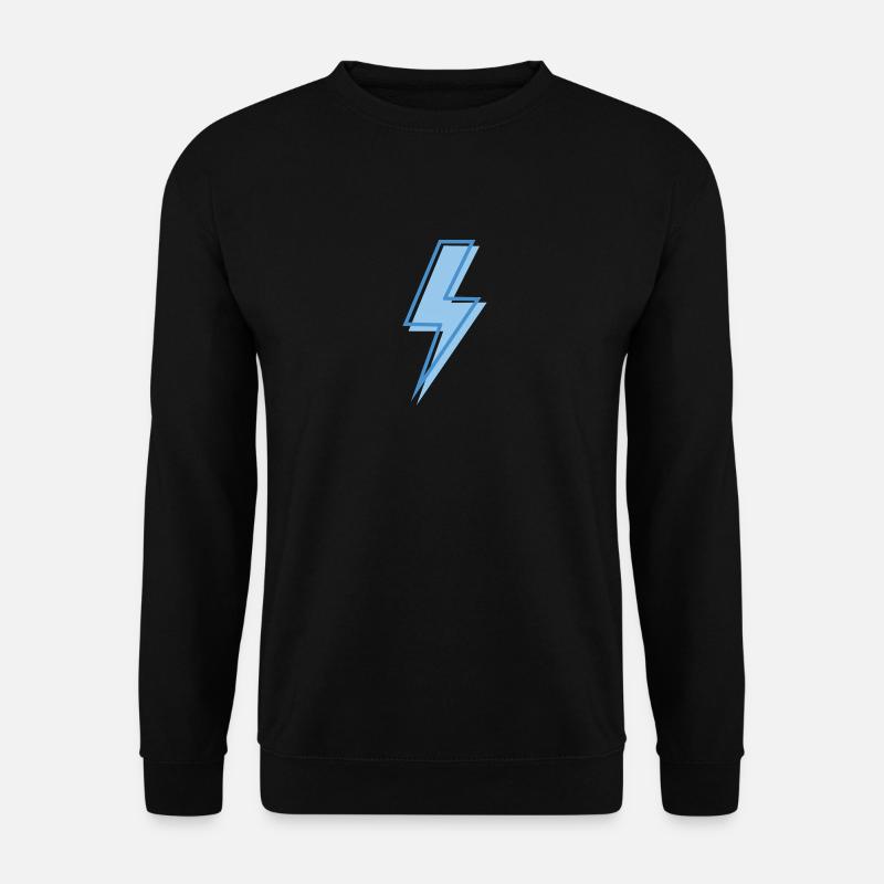 Blue lightning - Unisex Sweatshirt - black