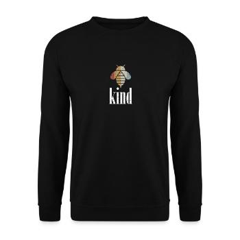 Rétro Bee Child Bee Be Child - Sweat-shirt Unisexe - noir - Devant - Alina (178cm) & Michal (187cm)
