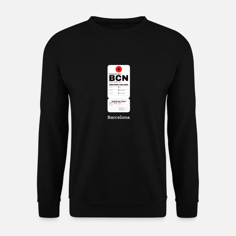 Barcelona - Unisex Pullover - Schwarz