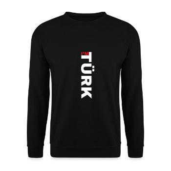Türkiye - Sweat-shirt Unisexe - noir - Devant - Alina (178cm) & Michal (187cm)