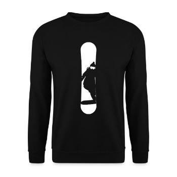 Snowboarding - (16) - Unisex Sweatshirt - black - Front - Alina (178cm) & Michal (187cm)