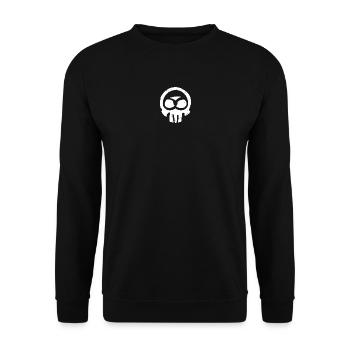 Brezelkopf - Unisex Pullover - Schwarz - Vorne - Alina (178cm) & Michal (187cm)