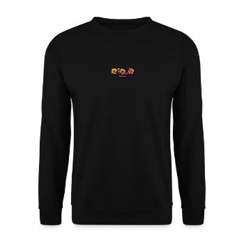 Catalina California Hibiskus Souvenir Urlaub - Unisex Pullover - Schwarz - Vorne - Alina (178cm) & Michal (187cm)