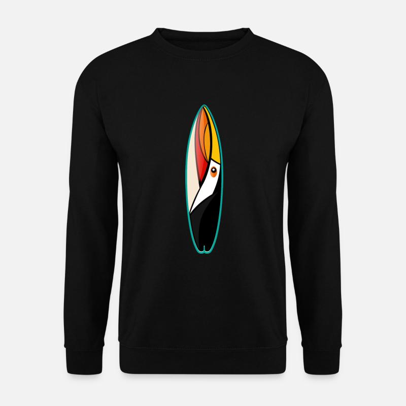 Planche de surf Toucan Surf - Sweat-shirt Unisexe - noir