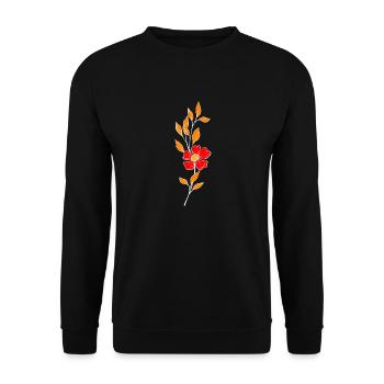 Florist Flower Plant Nature Gardener - Unisex Sweatshirt - black - Front - Alina (178cm) & Michal (187cm)