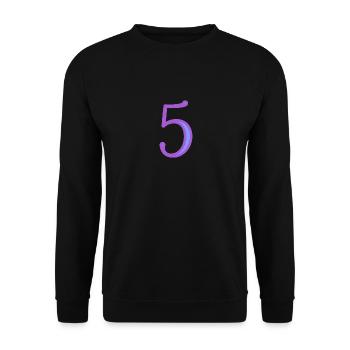 5. CINQ - Sweat-shirt Unisexe - noir - Devant - Alina (178cm) & Michal (187cm)