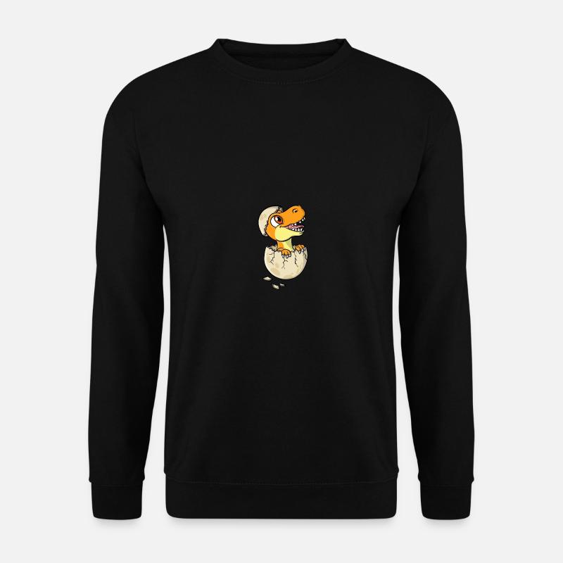 Süßer Baby Dino Dinosaurier - Unisex Pullover - Schwarz
