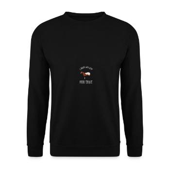Appaloosa Horse Ranchers Riders Horse Show - Unisex Pullover - Schwarz - Vorne - Alina (178cm) & Michal (187cm)