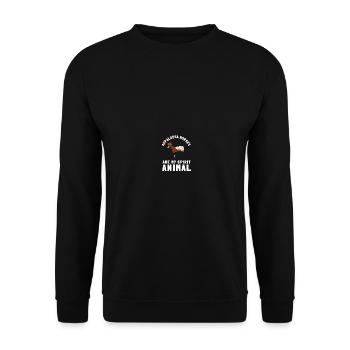 Appaloosa Horse Ranchers Riders Horse Show - Unisex Pullover - Schwarz - Vorne - Alina (178cm) & Michal (187cm)