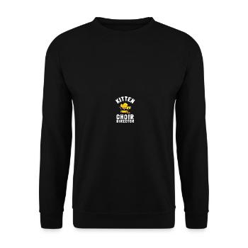 Choir Director Band Director And Choir Teacher - Unisex Pullover - Schwarz - Vorne - Alina (178cm) & Michal (187cm)
