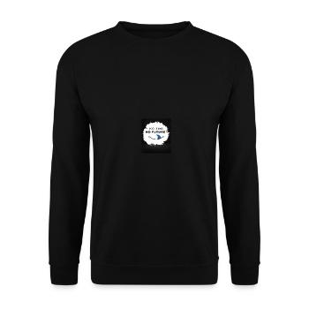No Fins No Future Safe Sharks - Unisex Pullover - Schwarz - Vorne - Alina (178cm) & Michal (187cm)