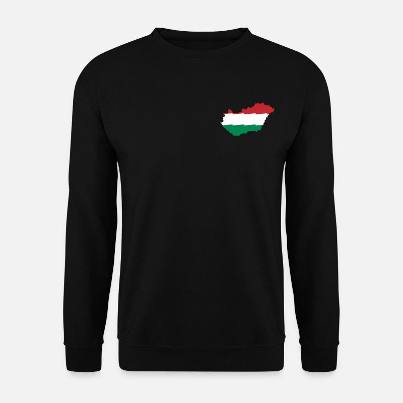 Ungarn - Unisex Pullover - Schwarz