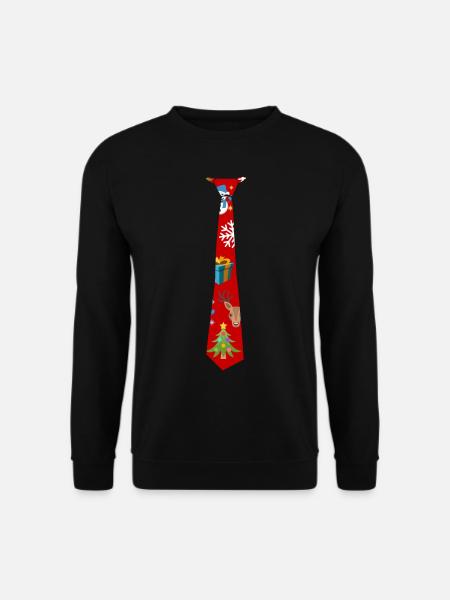 Cravate de Noël - Sweat-shirt Unisexe - noir