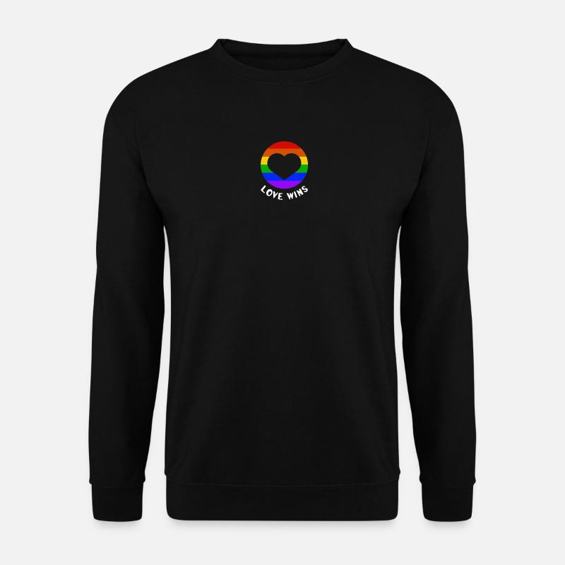Liebe siegt - Unisex Pullover - Schwarz